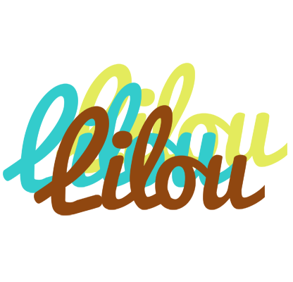 Lilou cupcake logo