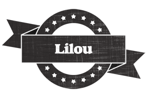 Lilou grunge logo