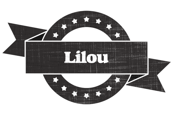 Lilou grunge logo