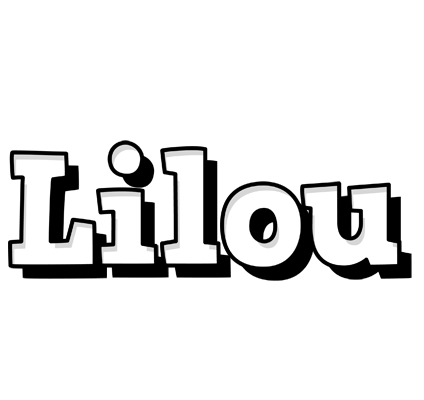 Lilou snowing logo