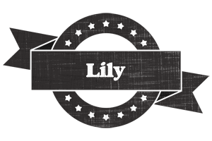 Lily grunge logo