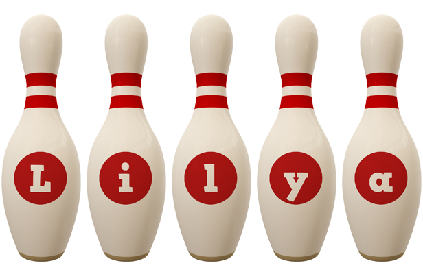 Lilya bowling-pin logo