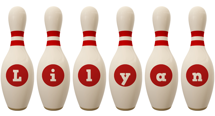 Lilyan bowling-pin logo