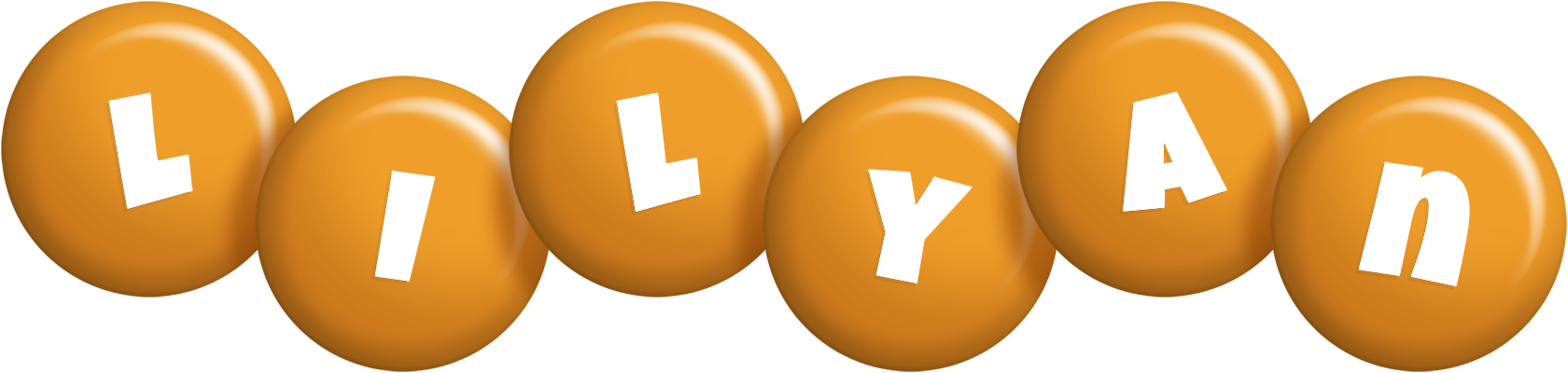Lilyan candy-orange logo