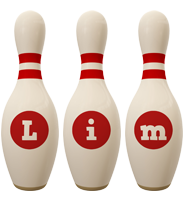 Lim bowling-pin logo