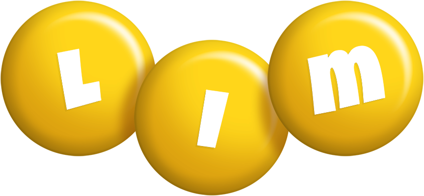 Lim candy-yellow logo