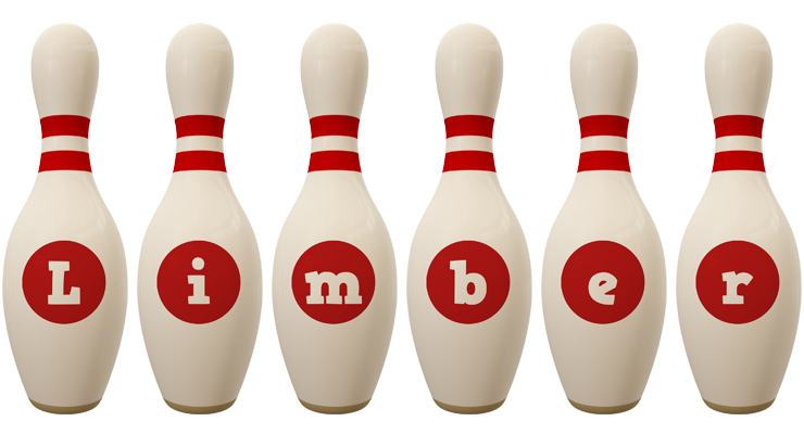 Limber bowling-pin logo