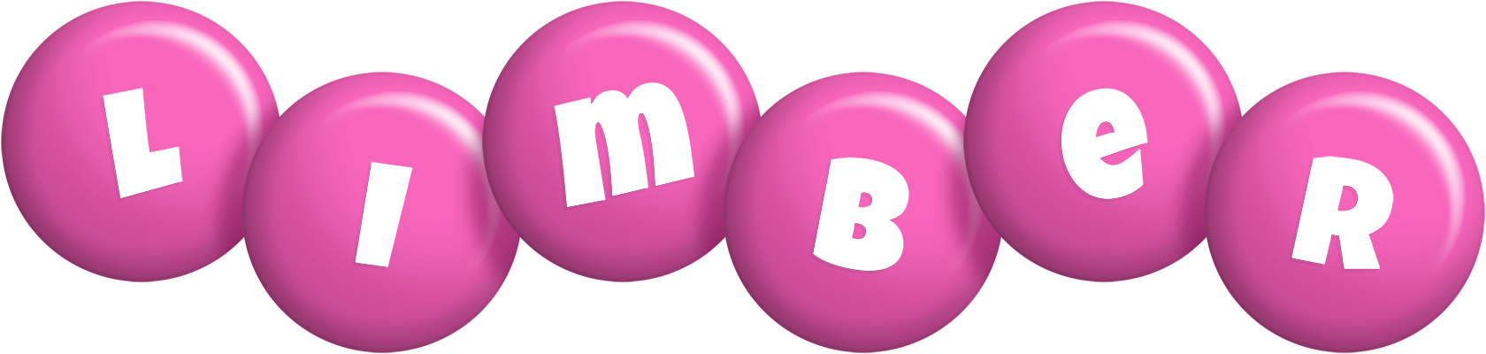 Limber candy-pink logo