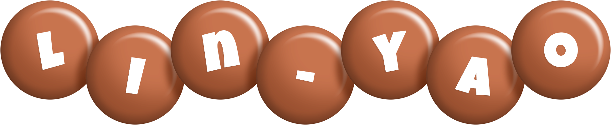 Lin-Yao candy-brown logo