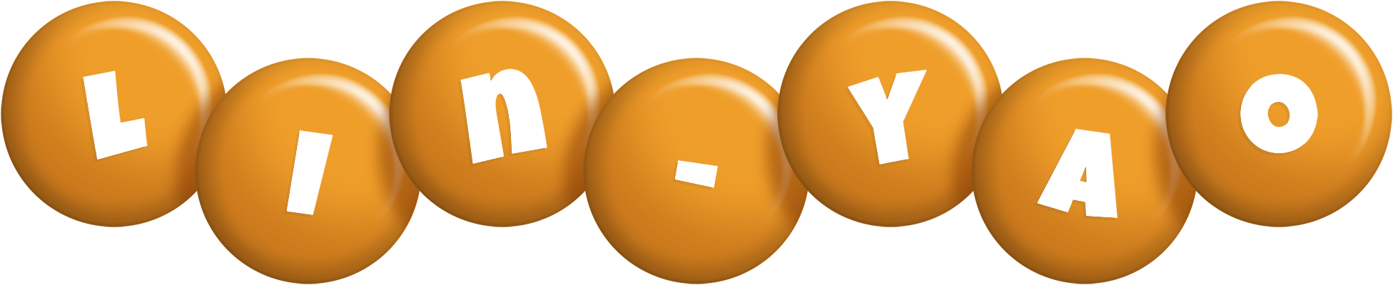 Lin-Yao candy-orange logo