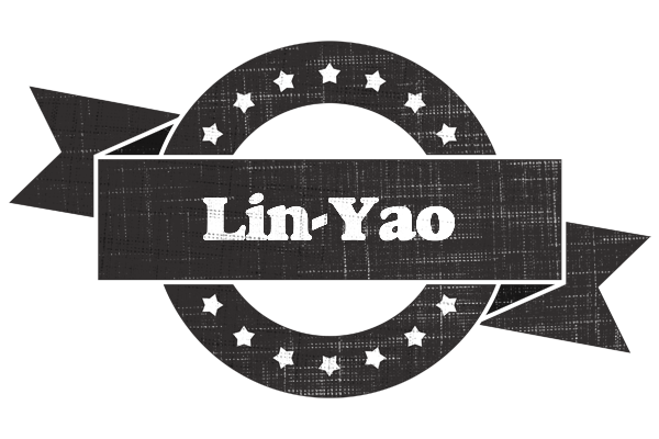 Lin-Yao grunge logo