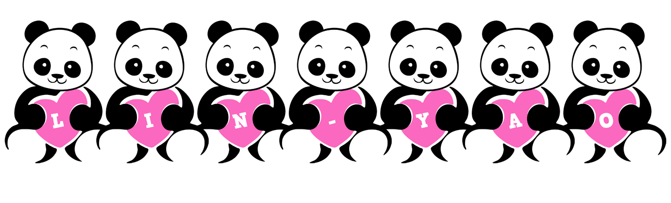 Lin-Yao love-panda logo