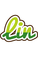 Lin golfing logo