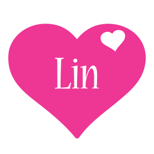 Lin love-heart logo