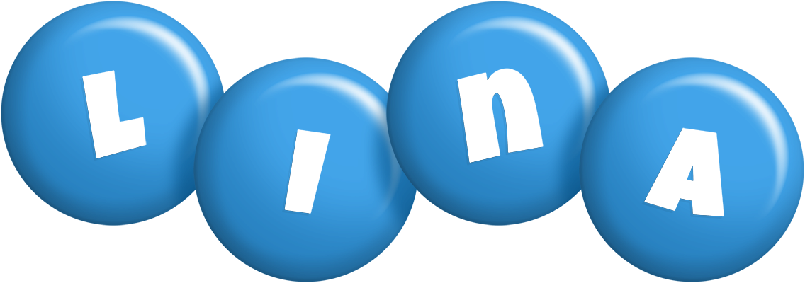 Lina candy-blue logo