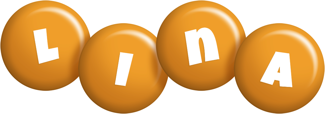Lina candy-orange logo