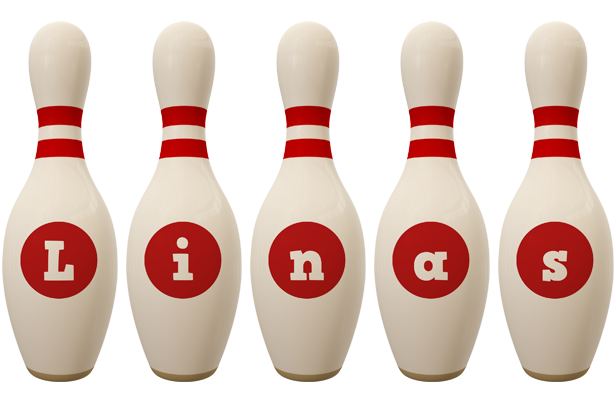 Linas bowling-pin logo
