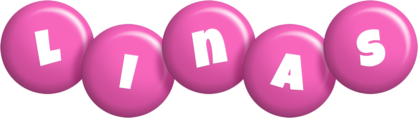 Linas candy-pink logo
