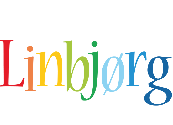 Linbjørg birthday logo