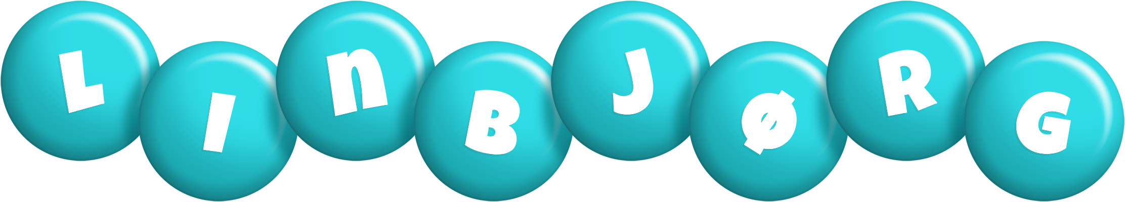 Linbjørg candy-azur logo