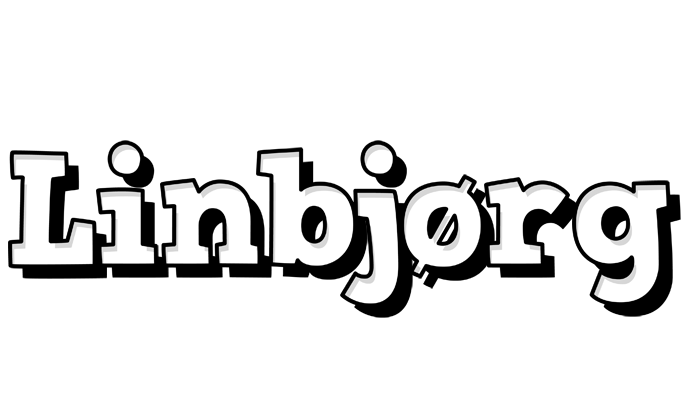 Linbjørg snowing logo