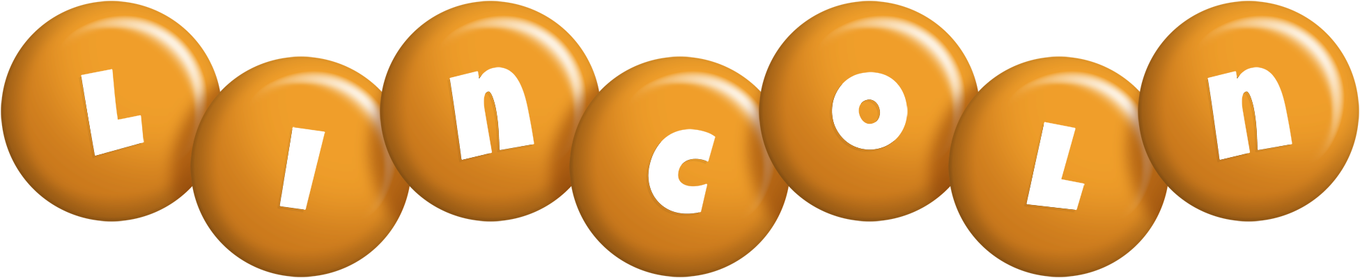 Lincoln candy-orange logo