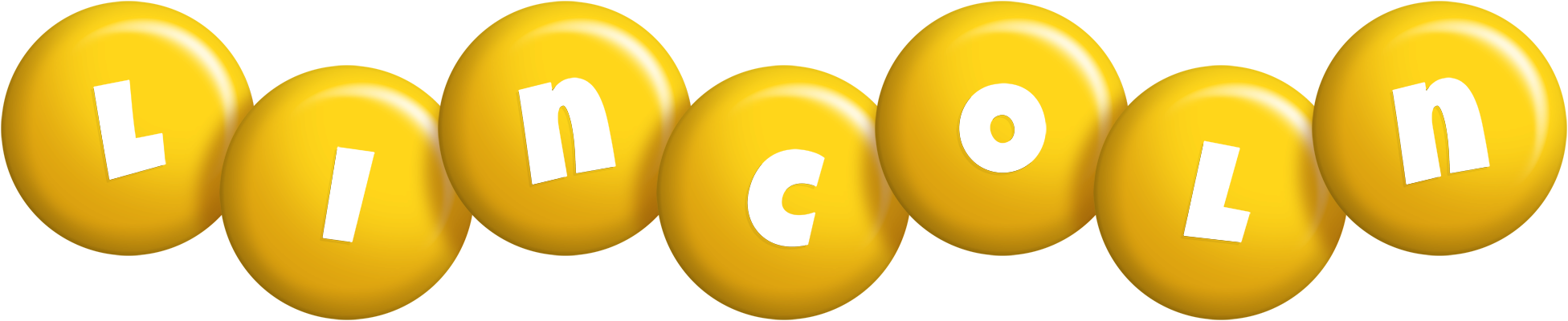 Lincoln candy-yellow logo