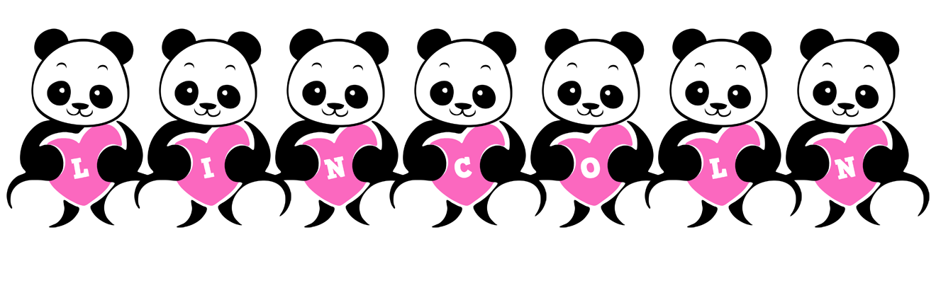 Lincoln love-panda logo