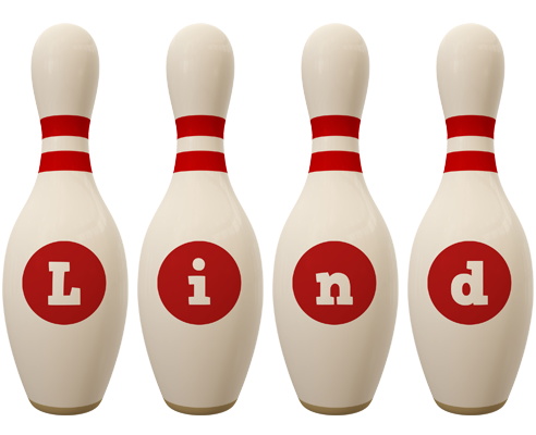 Lind bowling-pin logo