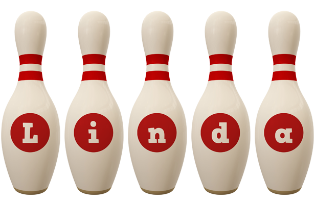 Linda bowling-pin logo