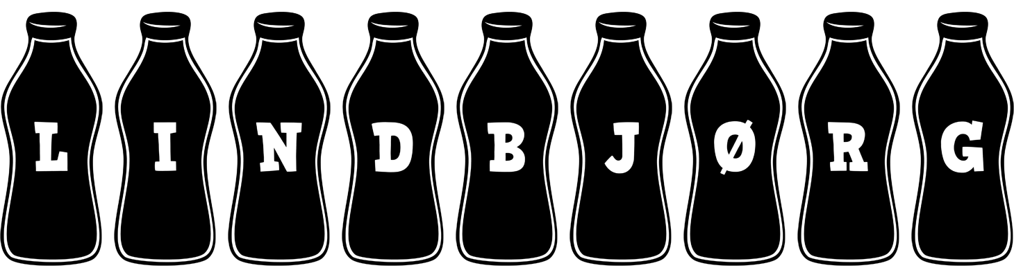 Lindbjørg bottle logo