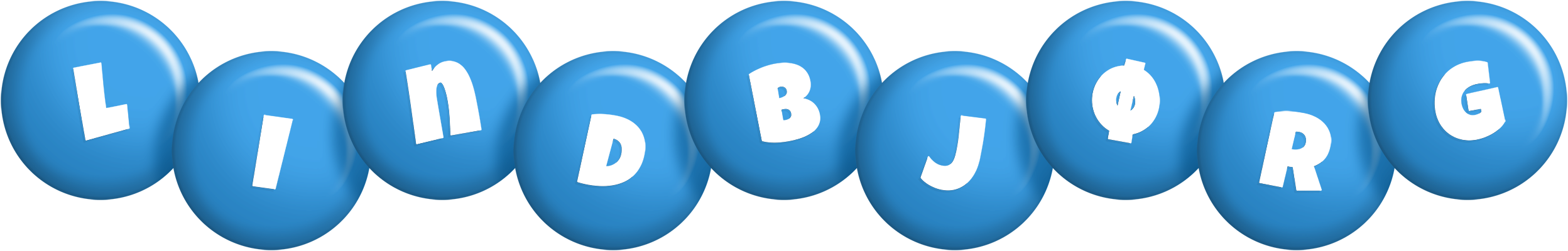Lindbjørg candy-blue logo