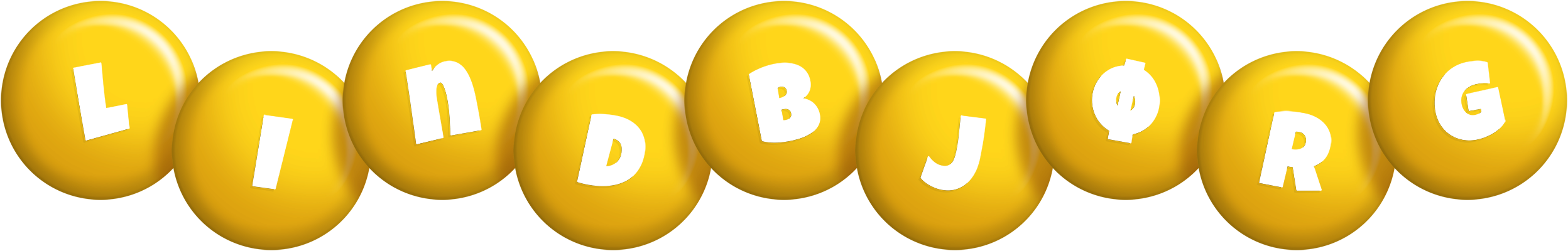 Lindbjørg candy-yellow logo