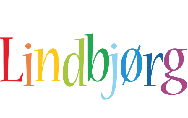 Lindbjørg birthday logo