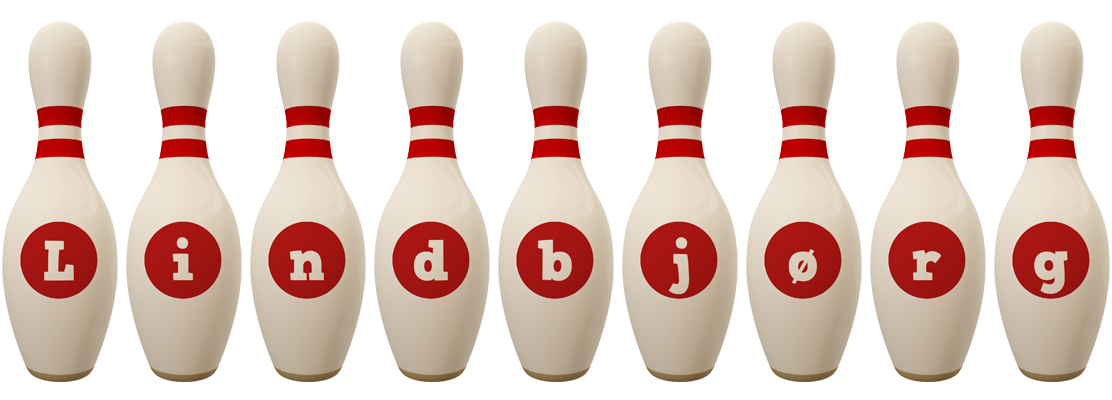Lindbjørg bowling-pin logo