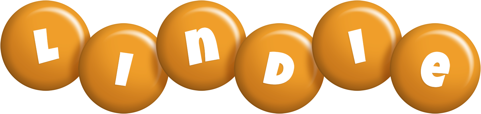 Lindie candy-orange logo