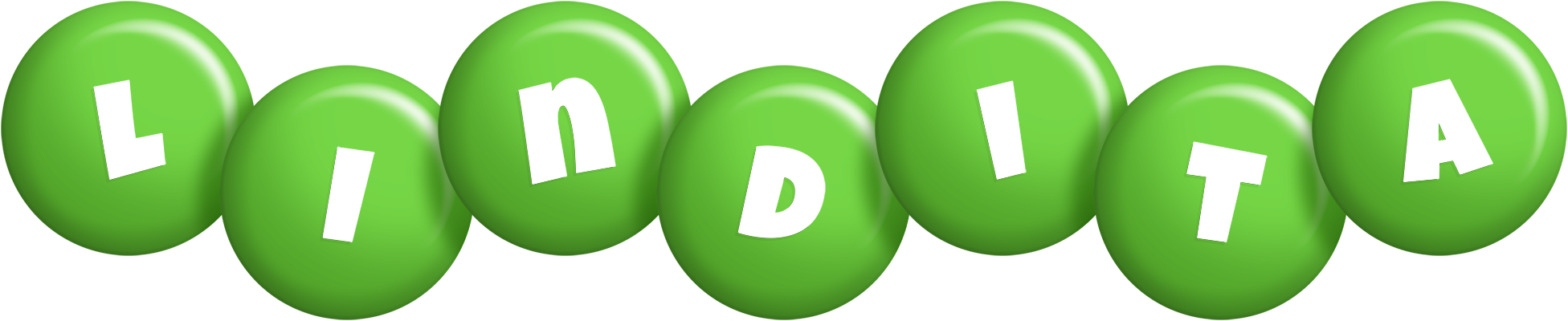 Lindita candy-green logo