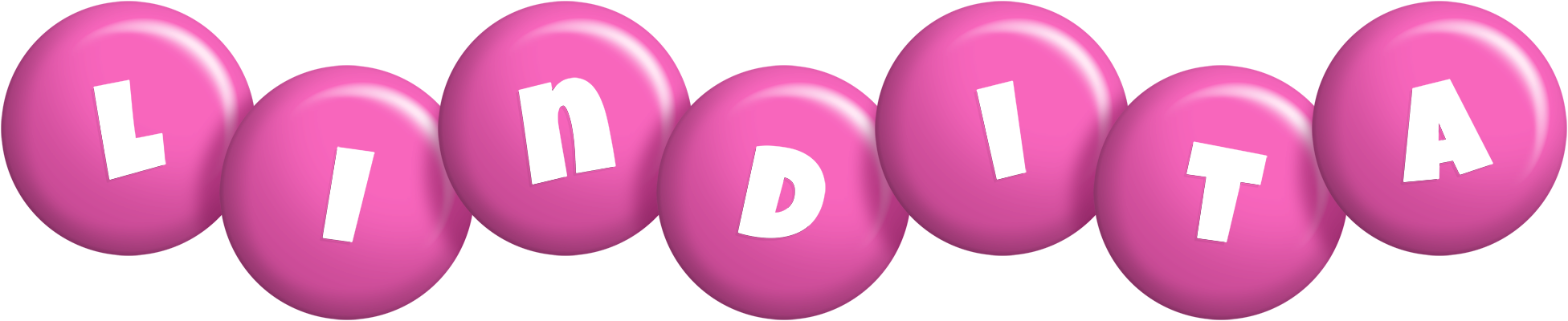 Lindita candy-pink logo