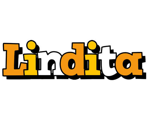 Lindita cartoon logo