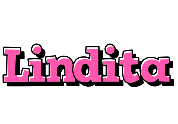 Lindita girlish logo