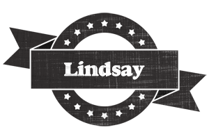 Lindsay grunge logo