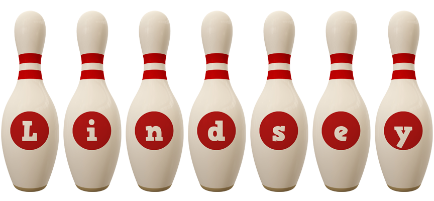 Lindsey bowling-pin logo