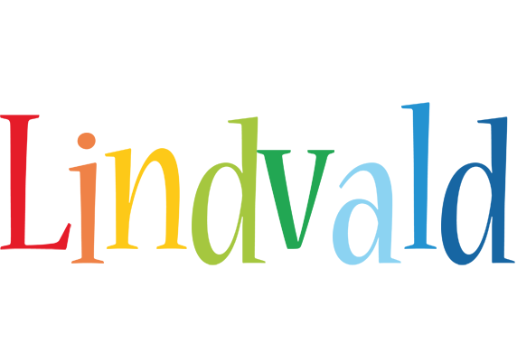 Lindvald birthday logo
