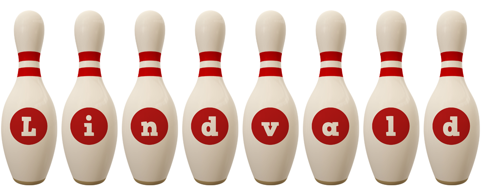 Lindvald bowling-pin logo