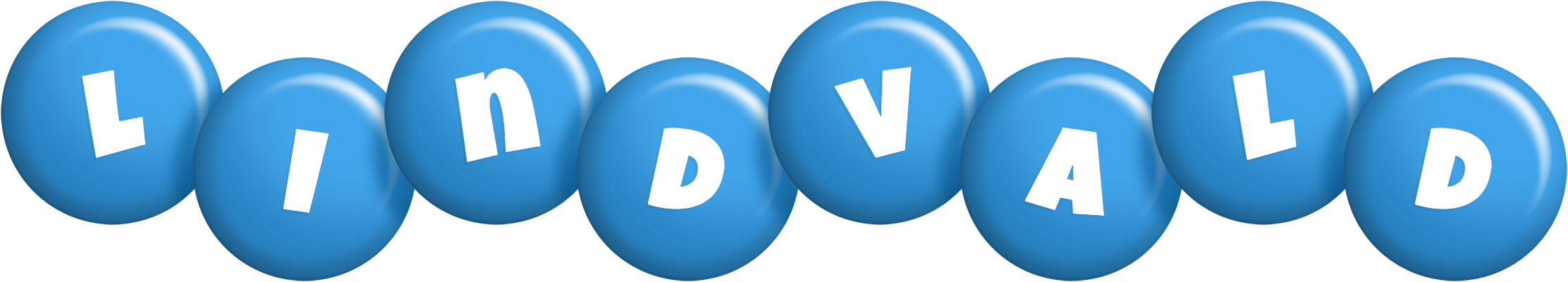 Lindvald candy-blue logo