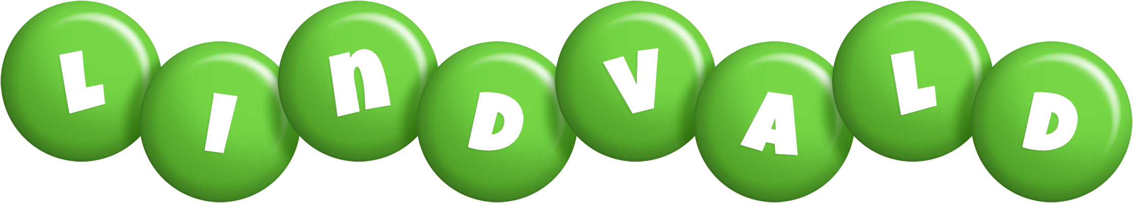 Lindvald candy-green logo