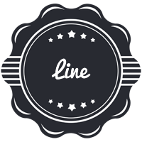 Line badge logo