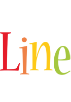 Line birthday logo