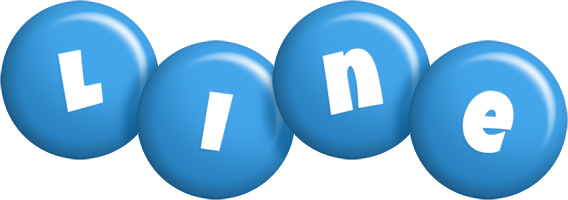 Line candy-blue logo
