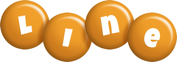 Line candy-orange logo